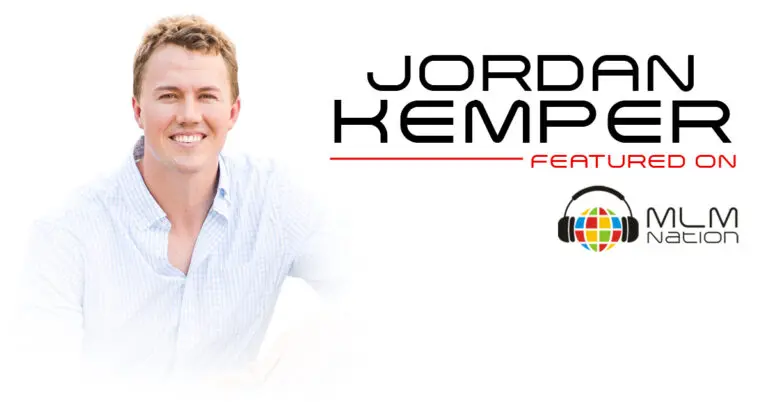 Jordan Kemper on MLM Nation podcast discussing Red Key Revolution, team culture, and network marketing success