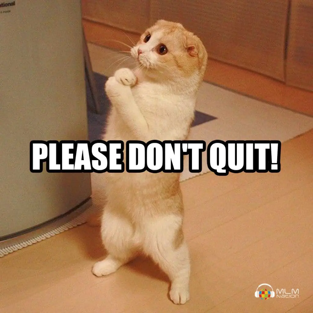 how to prevent your team from quitting network marketing