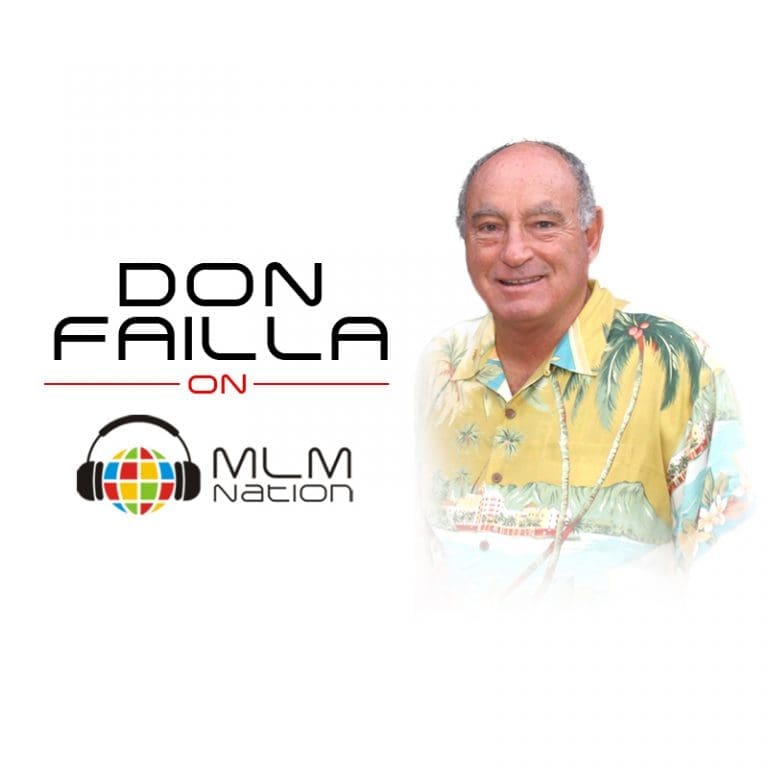 Don Failla sharing insights on the famous 'Napkin Presentations' for network marketing success.